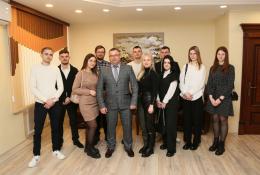 Молодые специалисты ОАО «Александрийское» встретились с председателем Шкловского райисполкома.